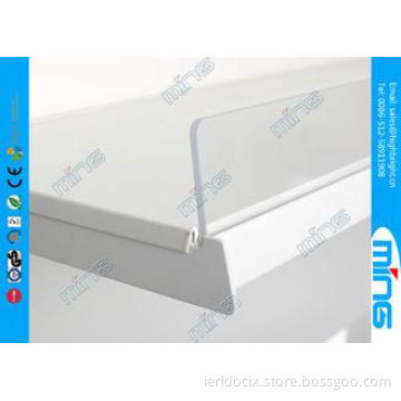 Acrylic Almond Retail Display Shelves Gondola Riser with 90